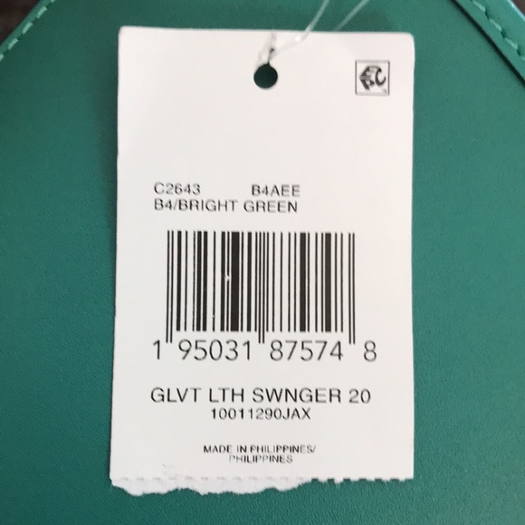 Coach Swinger Mini Leather Handbag NWT - Picture 8 of 9